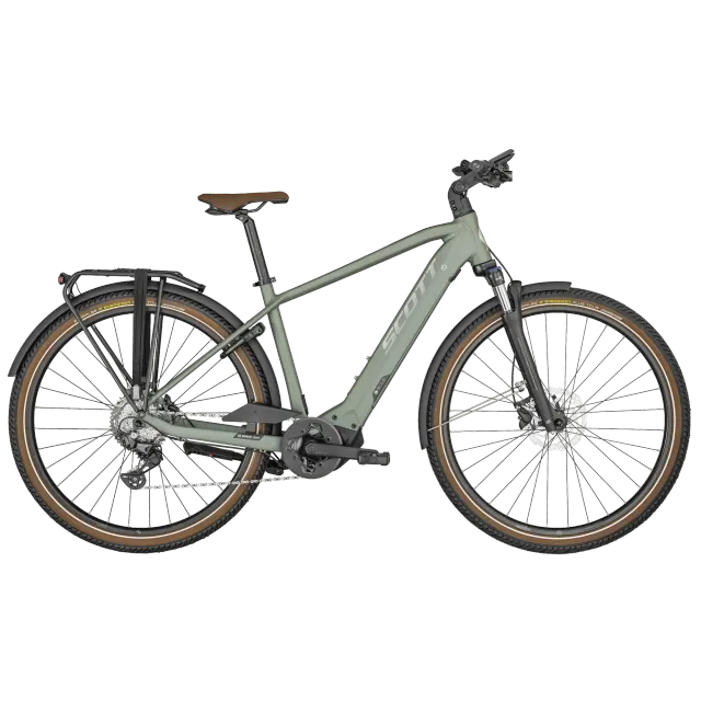 Scott Sub Sport eRIDE 20 Men green 2024 - Shimano Deore 1x10sp - Cross