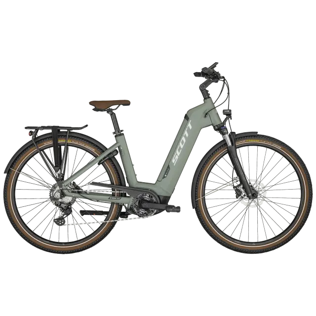 Scott Sub Sport eRIDE 20 Unisex green 2024 - Shimano Deore 1x10sp - Cross