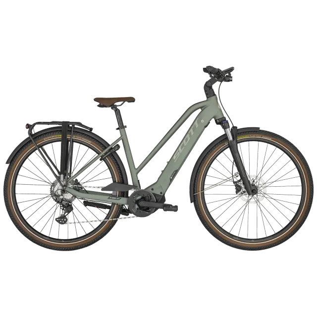 Scott Sub Sport eRIDE 20 Lady green 2024 - Shimano Deore 1x10sp - Cross