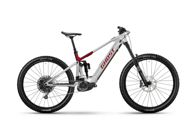 Ghost E-Riot CF Advanced Uni Misty Gray/Rebel Red 2025