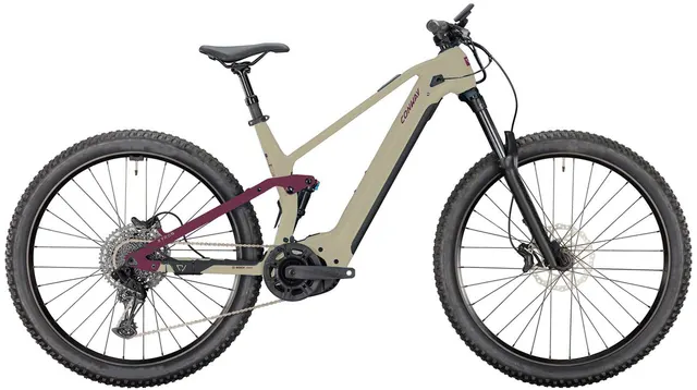 Conway Xyron S 5.0 Carbon 750Wh desert matt / plum matt - E-Bike Fully Mountainbike