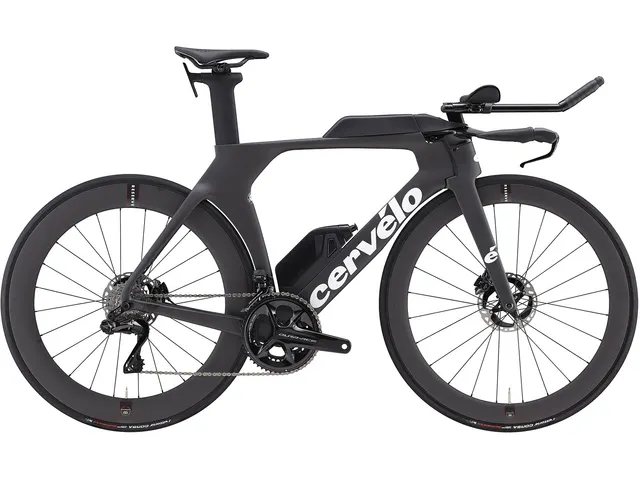 Cervélo P5 Dura-Ace DI2 five black time trial & triathlon bike 2023 - 0I2P5EDI3C