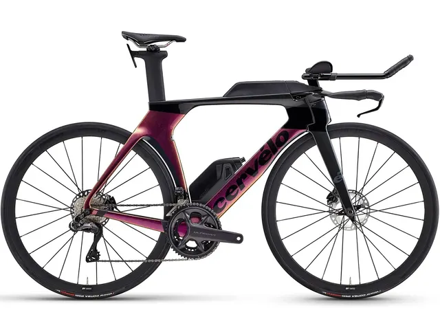 Cervélo P5 Ultegra DI2 purple sunset time trial & triathlon bike 2022
