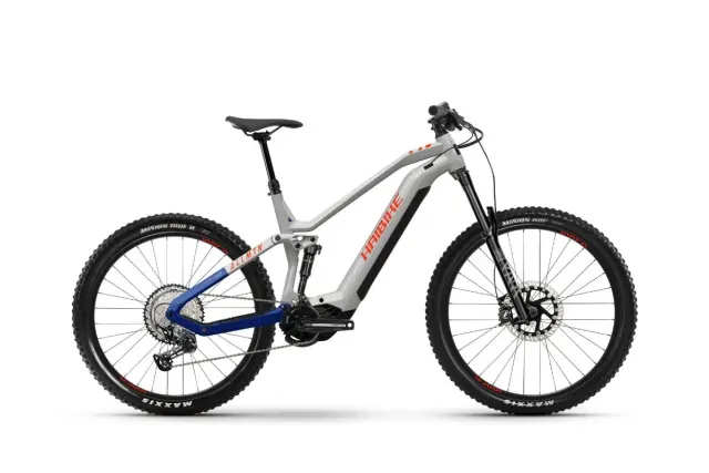 Haibike AllMTN 7 i720 Wh soft grey/red/blue glänzend