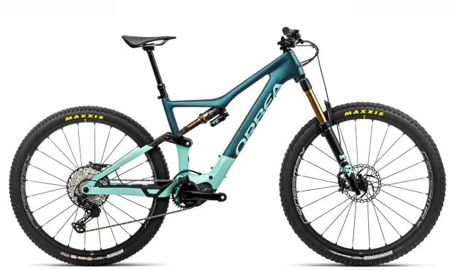 Orbea Rise M10 2022 Ice Green Gloss/Ocean Matte