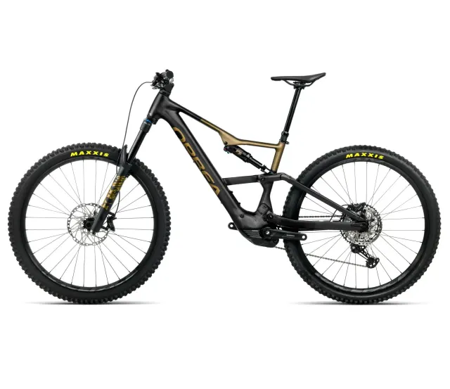 Orbea Rise LT H10 2026 Diamond Black-Splash Olive Green Matt