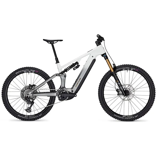 Focus Sam² 6.9 800 White / Steelgrey 2025 - SRAM Eagle - DT Swiss HF