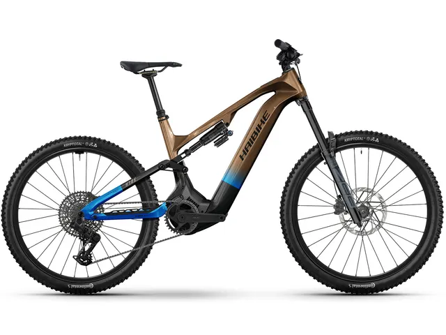 Haibike Hybe CF 9 High bronze/azure/black glossy carbon e-mtb - 800Wh 29"/27.5" S1000 Eagle AXS T-Type 12-speed 2026