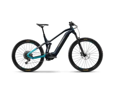 Haibike AllMtn 2 29/27.5 elektrobicykel, high blue/cyan/caramel gloss