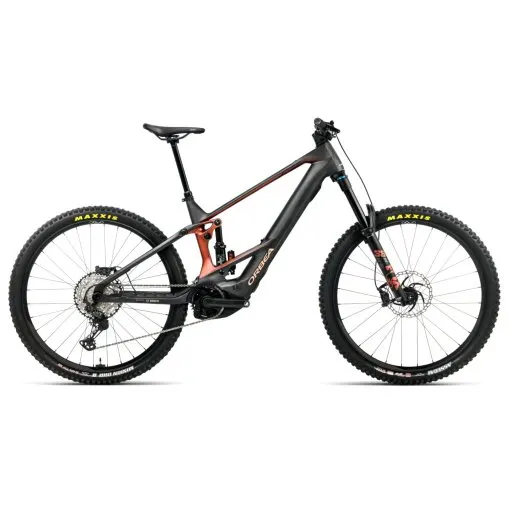 Orbea WILD M10 Electric Mountain Bike - 2026 - Diamond Carbon (matt) - Mars Red (gloss)