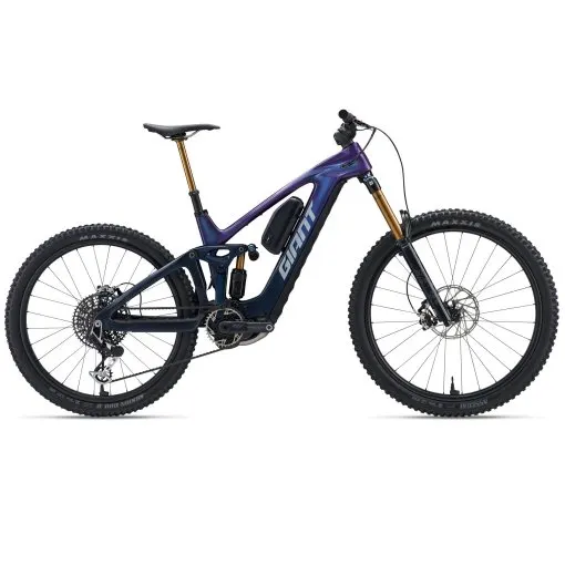 Giant REIGN ADVANCED E+ 0 - Carbon Electric Mountain Bike - 2026 - purple haze / metallic navy