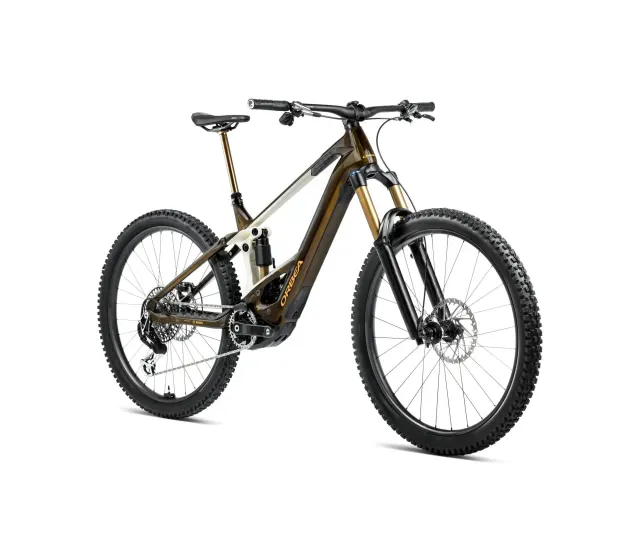 Orbea Wild M-Team 2025 Caramel Carbon View Gloss/Cream White Matt