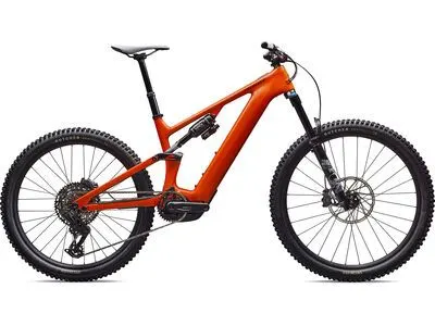 Specialized Turbo Levo 4 Comp, gloss orange tint over silver dust/dark navy