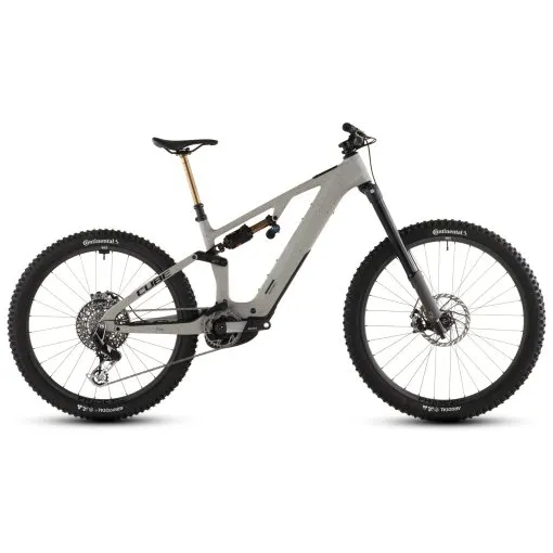 CUBE AMS HYBRID 177 C:62 SUPER TM 600X - 29" Carbon Electric Mountainbike - 2026 - reedbeigegrit / orange
